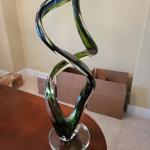 Signed John Mc Donald Glass Sculpture