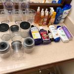 Lot New Toiletries + Canisters