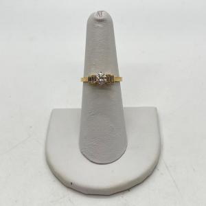Photo of LOT 54: 2.5gtw 14k Gold Diamond Ring sz. 6.5