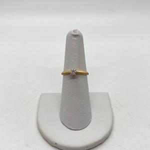 Photo of LOT 51: 14k Gold Diamond Ring - Size 6.5 - 2.0 gtw - .22 Ct Diamond