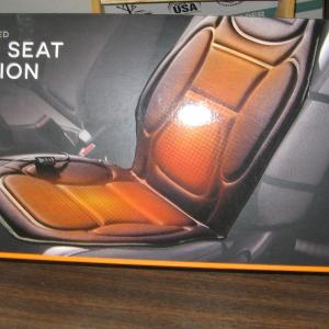 Photo of heated auto seat cushion
