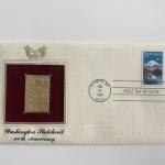  Washington Statehood 100th Anniversary Gold Stamp Replica First Day Cover
