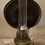 Vintage Green Kerosene Lamp