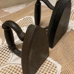Two Antique Cast Iron Irons