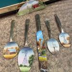 Painted spoons/knife
