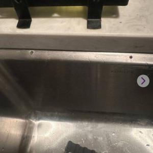 Photo of Kohler stainless double sink 