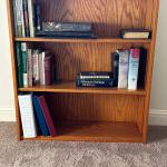 Solid oak bookcases