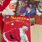 Vintage Christmas coloring books
