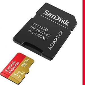 Photo of SanDisk 1TB Extreme microSDXC UHS-I Memory Card with Adapter -