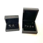 1239 Jan Leslie Black Onyx and Silver Men's Jewelry Lot