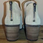 Lucky Brand Beige Leather Booties