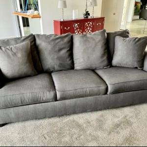 Photo of Beautiful gray couch like new