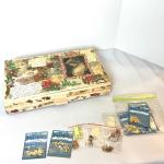 1243 Decoupage Two Drawer Box with Charms