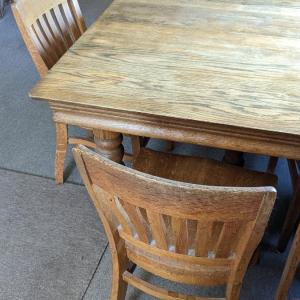 Photo of Solid Wood Table and Chairs