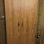 Locking Wood Cabinet