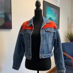 Vintage Denim Jacket, OOAK, Size M, Great Overall Condition.