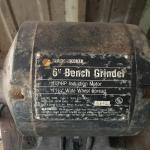 Vintage Black & Decker 6" Bench Grinder, 1/3 HP