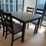 Beaubien Acacia Solid Wood Dining Set