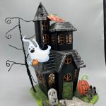 Spooky Haunted House Halloween Metal Decor Gravestones, Pumpkins, Ghosts & More