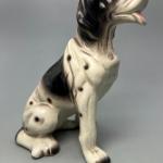 Vintage English Setter Porcelain Sitting Dog Figurine