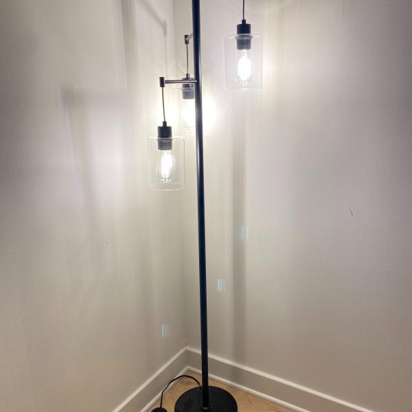 Photo of Black Floor Lamp with Multiple Lights