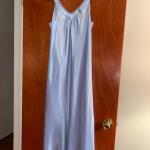 Jones of NY Nightgown with Lace Trim, Sz S, Icy Blue