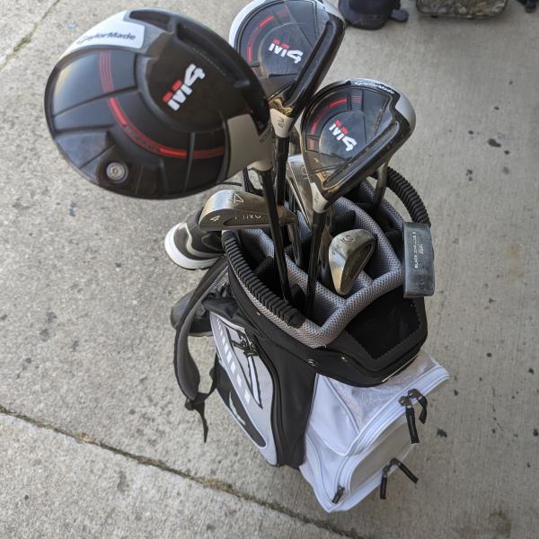 Photo of TaylorMade Woods and Ping Irons 