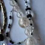 VINTAGE NECKLACES TO INCLUDE THE MICA BUBBLE STYLE FROM THE 60'S
