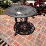 Small decorative patio  table
