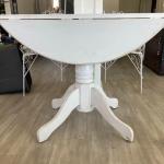 Table with Expandable Sides, Wood, Shabby Chic