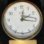 Mid century Seth Thomas Vintage Brass Alarm Clock Working