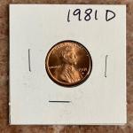 1981 D Rare Lincoln Penny