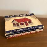 Vintage Plasticville USA Cape Cod House Kit Original Box