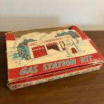Vintage Plasticville Gas Station Kit GO-2 with original box
