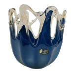 Handmade White Crystal Murano Italy Sculpture