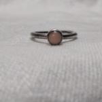 Angel Pink Coral 925 Ring Size 5
