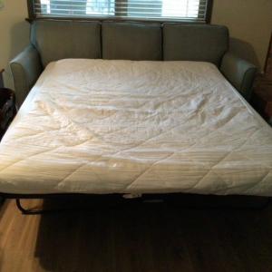 Photo of 78" couch with pull out bed