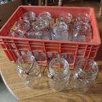 12 ct Clear Atlas and Ball Glass 1qt Jars