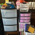 School supplies, furniture, storage, and books!