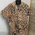 NEW ZEALAND MAORI Hawaiian Aloha Shirt adult medium 1950s handmade 