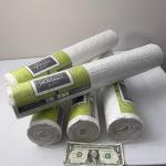 MATCHING TEXTURED WALL PAPER PAINTABLE 5 DOUBLE ROLLS
