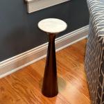 Marble top drink stand