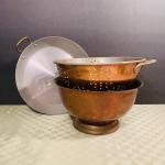 LOT 60R: French Centuria Baumlin Copper Saute Pan and More