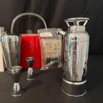 Musical Thirst Extinguisher Flask plus More Bar accessories (2K-RG)
