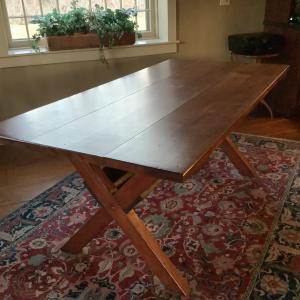 Photo of Sawbuck Dining Table