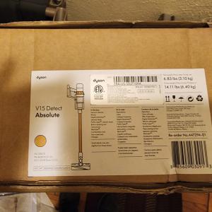 Photo of BRAND NEW DYSON V15 DETECT ABSOLUTE GOLD SEALED IN BOX FROM DYSON $600