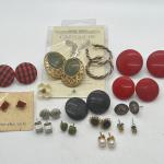 LOT 120: Various Pierced Earrings