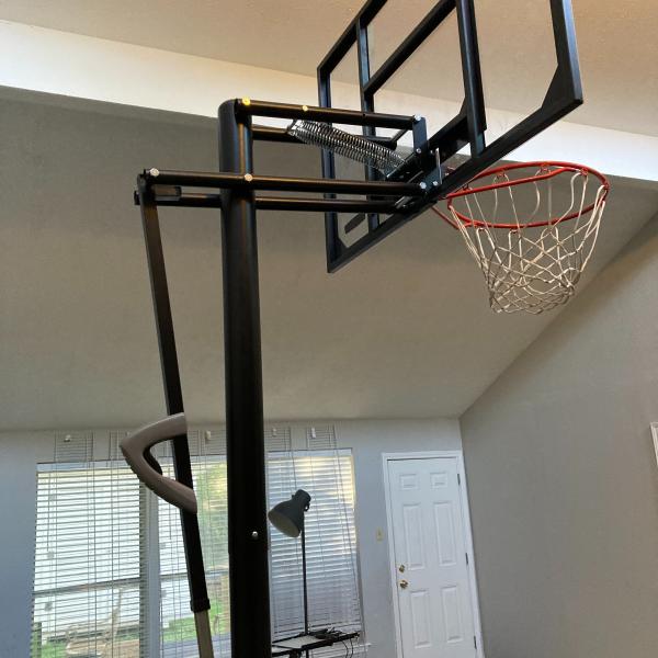 Photo of Moving sale! Lifetime 50" All Star Portable basketball hoop, like new.