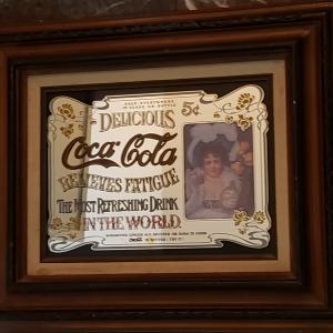 Photo of 2 coca cola mirrors from the 70s 
