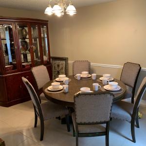 Photo of Natural Wood Dining Room Set